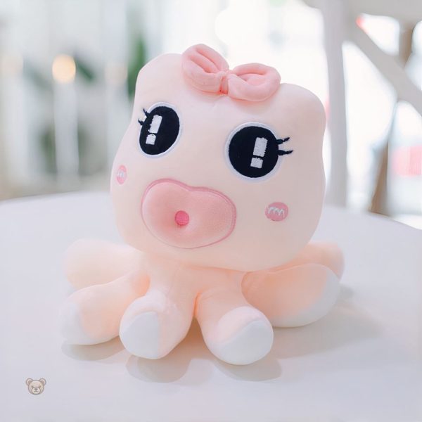 Peluche pieuvre câline inspirée de l'océan