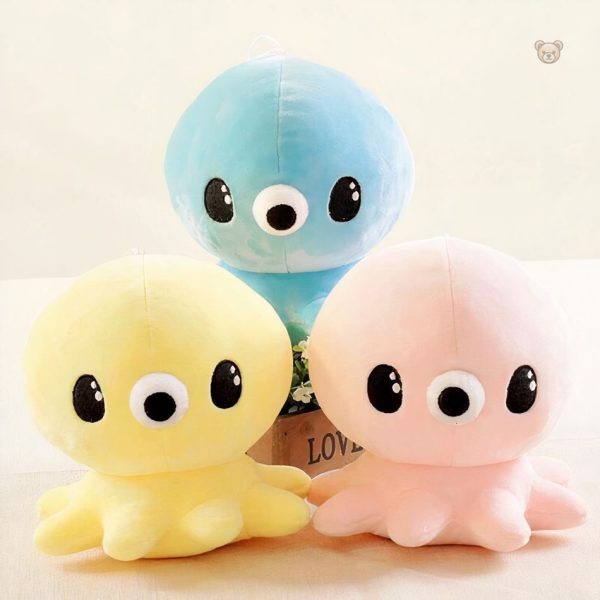 Peluche pieuvre câlin Kawaii pour les petits