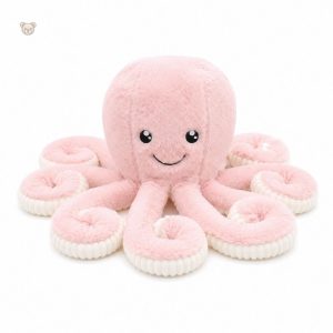 Jouet en peluche pieuvre, doux et amusant