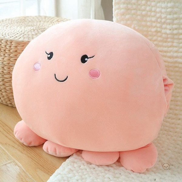 Peluche pieuvre design élégant pour enfants