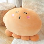 Peluche pieuvre multicolore en peluche douce