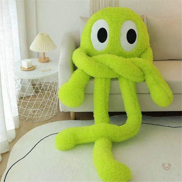 Géante peluche pieuvre douce pour moments de tendresse