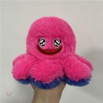 Peluche pieuvre réversible, douceur et confort pour les petits