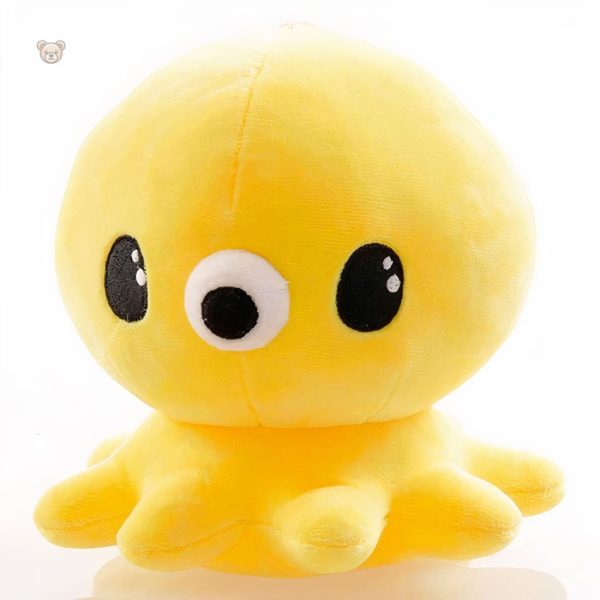Doudou pieuvre kawaii pour câlins dans la chambre d'enfant