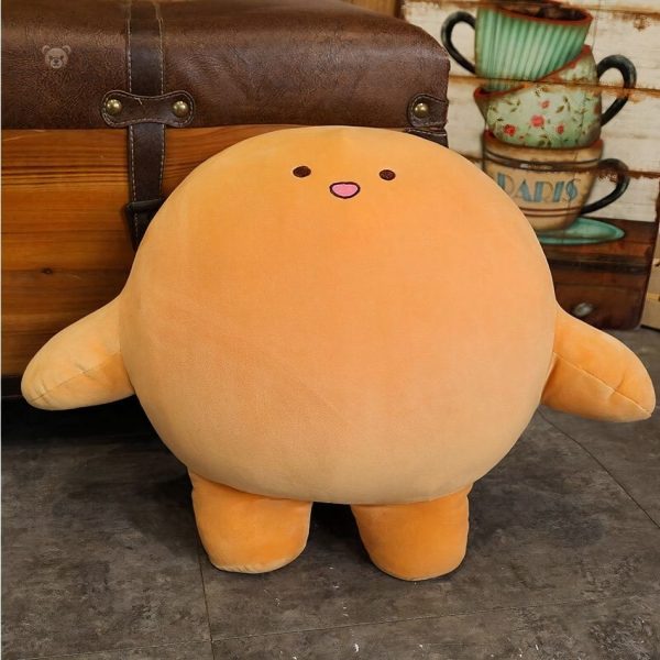 peluche-pieuvre-kirby-orange-douce-calin-enfant-1 Peluche pieuvre Kirby orange douce pour câlins d'enfants