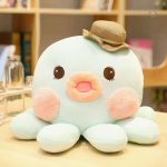 Peluche pieuvre mignonne, idéale pour les câlins
