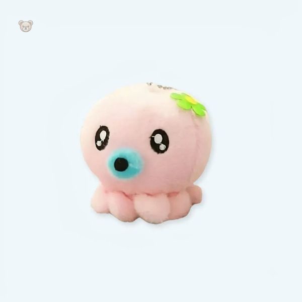 peluche-pieuvre-mignonne-porte-cles-rose-kawaii-douce-1 Peluche pieuvre kawaii rose douce en porte-clés