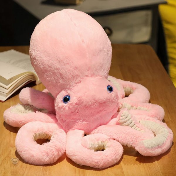 Peluche pieuvre multicolore pour des câlins réconfortants