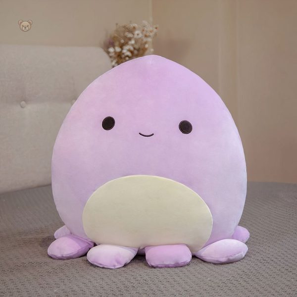 Peluche en forme de pieuvre, alliée du cocooning