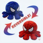 Peluche pieuvre réversible douce pour câlin enfant
