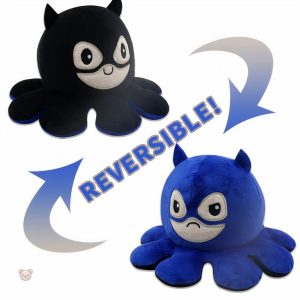 Câlin pieuvre douce, peluche réversible pour le jeu