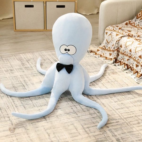 Peluche multicolore en forme de pieuvre amusante