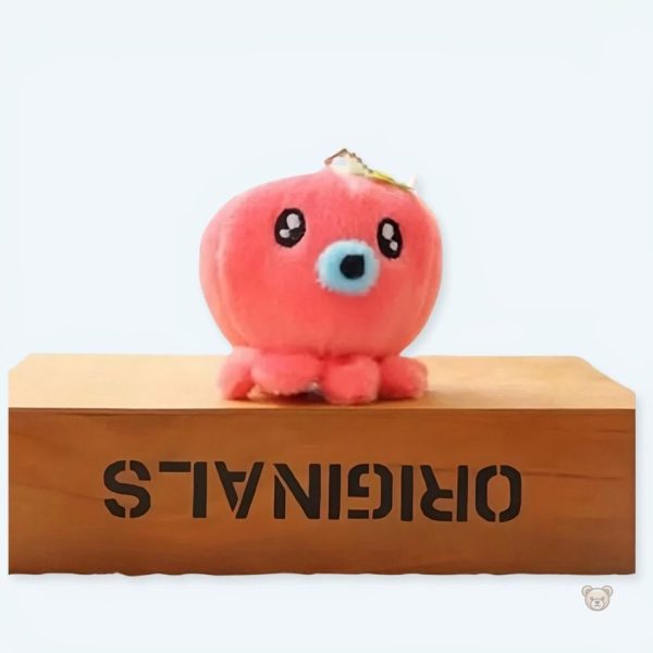peluche-pieuvre-rouge-porte-cles-mignon-marin-deco-1 Peluche pieuvre rouge mignonne en porte-clés décoratif marin