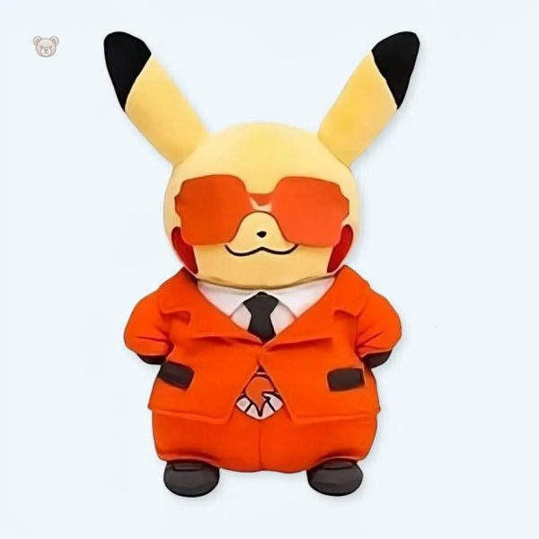 peluche-pikachu-adorable-costume-rouge-enfant-calin-1 Peluche Pikachu adorable en costume rouge pour enfant