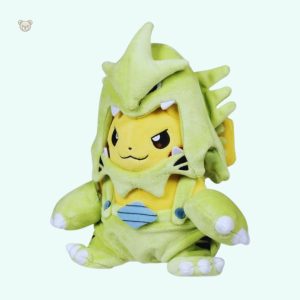 Pikachu adorable en tenue Tyranocif, parfait pour les enfants