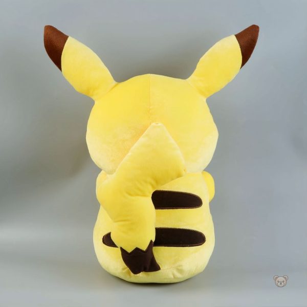 Peluche Pikachu jaune, doux au toucher, style kawaii