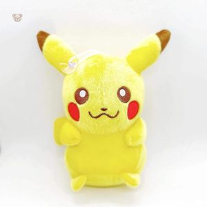Peluche jaune Pikachu 20 cm, compagnon idéal pour les petits