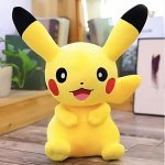 Peluche kawaii Pikachu idéale pour câliner et jouer