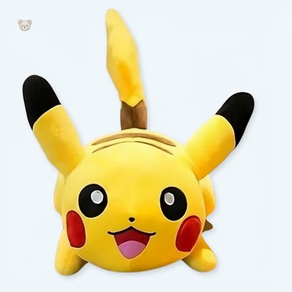 peluche-pikachu-jaune-sourire-chaleureux-enfant-doux-1 Peluche Pikachu jaune avec sourire chaleureux pour enfants