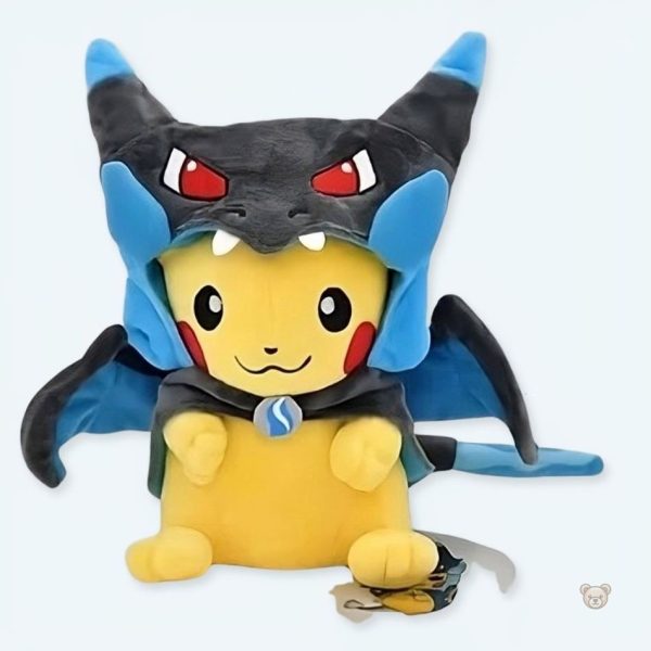 peluche-pikachu-mega-dracaufeu-x-douce-enfant-collection-1 Peluche Pikachu Méga Dracaufeu X douce pour enfants