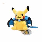 Peluche Pikachu collection, design Méga Dracaufeu X