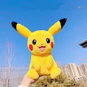 Peluche Pokémon Pikachu, douce et câline, couleur jaune