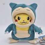 Peluche Ronflex Pikachu, idéale pour les câlins et la collection