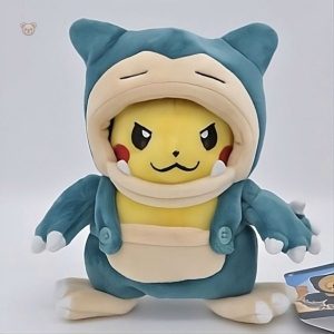 Peluche Ronflex Pikachu, idéale pour les câlins et la collection