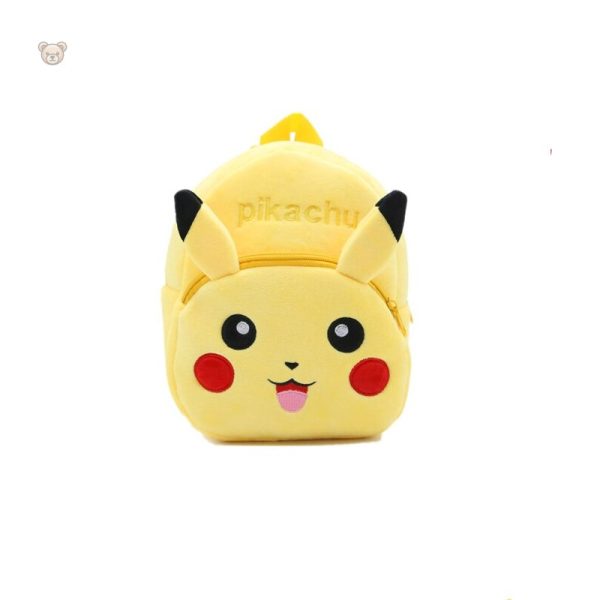 Sac à dos Pikachu en peluche, idéal pour les petits fans