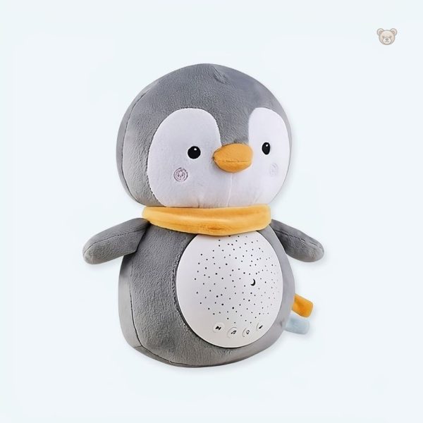 peluche-pingouin-calin-apaisant-bruit-blanc-hiver-doux-1 Peluche pingouin douce avec bruit blanc apaisant