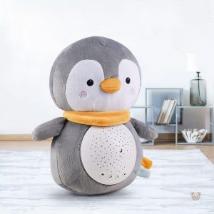 Pingouin apaisant, compagnon doux pour les nuits d'hiver