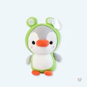 Peluche pingouin grenouille douce et amusante pour enfants