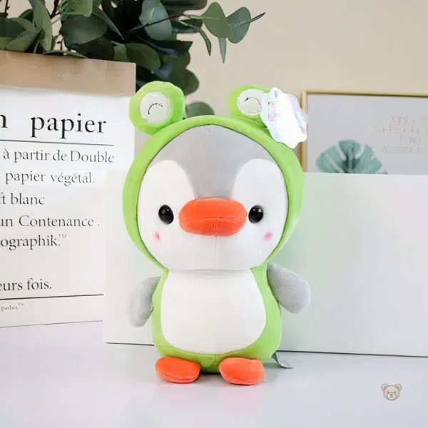 Cadeau original peluche grenouille, idéale pour les petits enfants