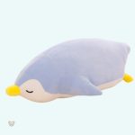 Peluche pingouin manchot bleu doux pour enfants