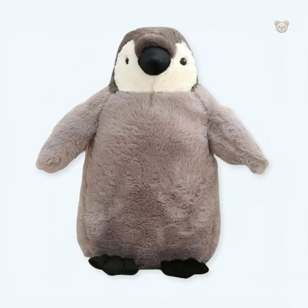 peluche-pingouin-manchot-doux-polaire-calin-hiver-1 Peluche pingouin manchot douce et câline pour l'hiver