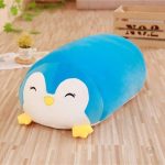 Peluche pingouin squishmallow bleu au sourire joyeux