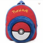 Sac à dos peluche Pokémon, design Pokéball amusant pour enfants