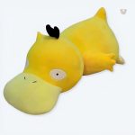 Peluche géante jaune Psykokwak douce pour enfants