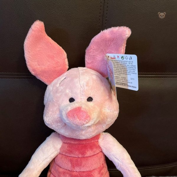 Peluche enfant Porcinet, rose et douce, idéale pour les câlins