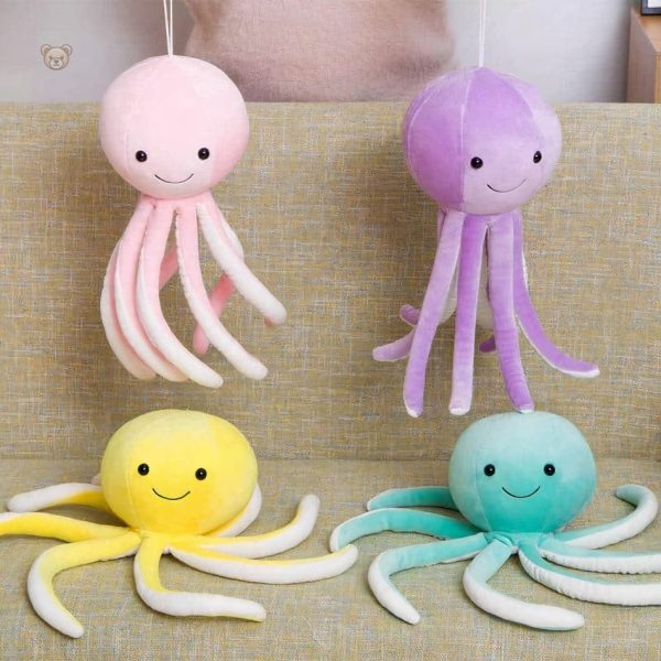 Poulpe océan câlin, peluche douce pour jouer