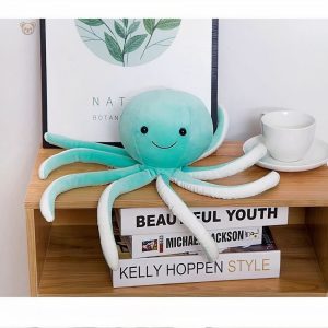 Peluche amusante en forme de poulpe, idéale pour les câlins