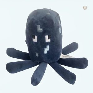 Peluche douce poulpe Minecraft pour enfants gamers