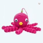 Peluche poulpe rose douce et câline pour enfants