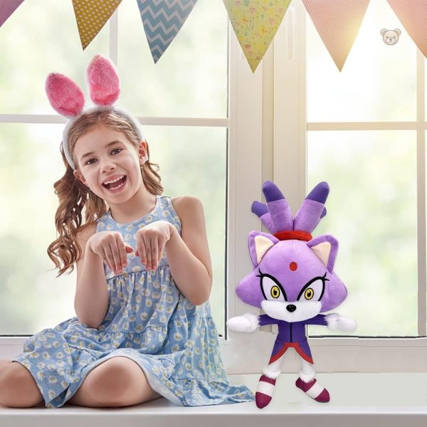 Peluche Blaze, princesse chat en peluche douce