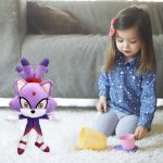 Peluche enfant, chat doux Blaze à câliner