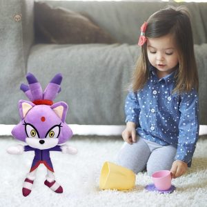 Peluche enfant, chat doux Blaze à câliner