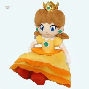 Peluche douce princesse Daisy Mario pour enfants