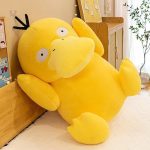 Psykokwak jaune en peluche, parfait pour les fans de Pokémon