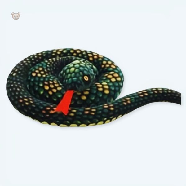 peluche-python-vert-doux-jungle-serpent-realiste-peluche-1 Peluche serpent python vert doux, style jungle réaliste