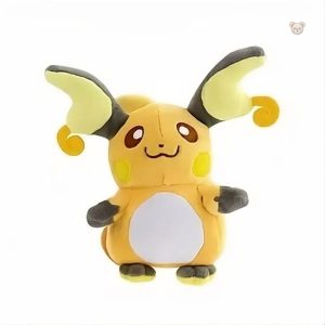 Peluche jaune Raichu, idéale pour les fans de Pokémon